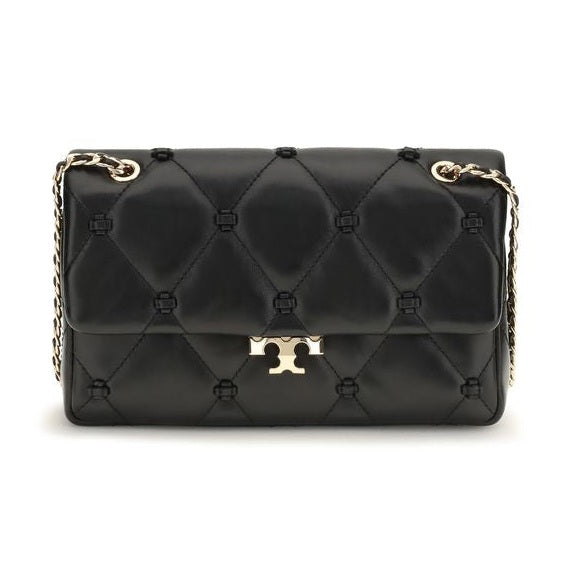 Black Napa Leather / Calf Bos Taurus Shoulder Bag