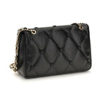 Black Napa Leather / Calf Bos Taurus Shoulder Bag