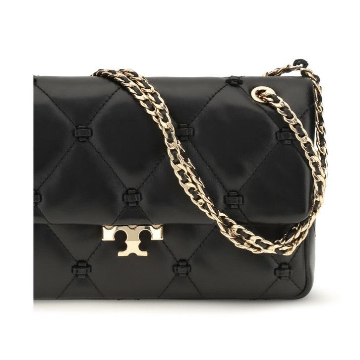 Black Napa Leather / Calf Bos Taurus Shoulder Bag