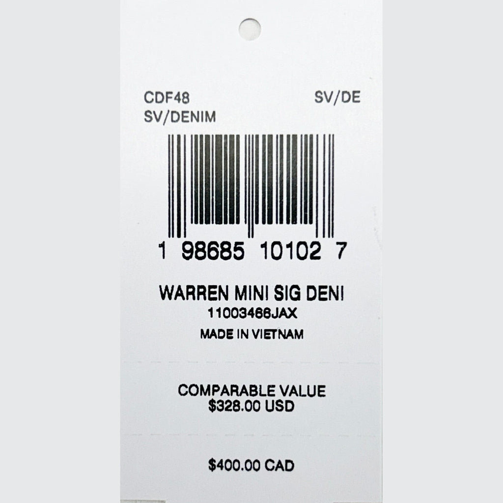 Coach Warren Mini Signature Denim Fanny Belt Bag