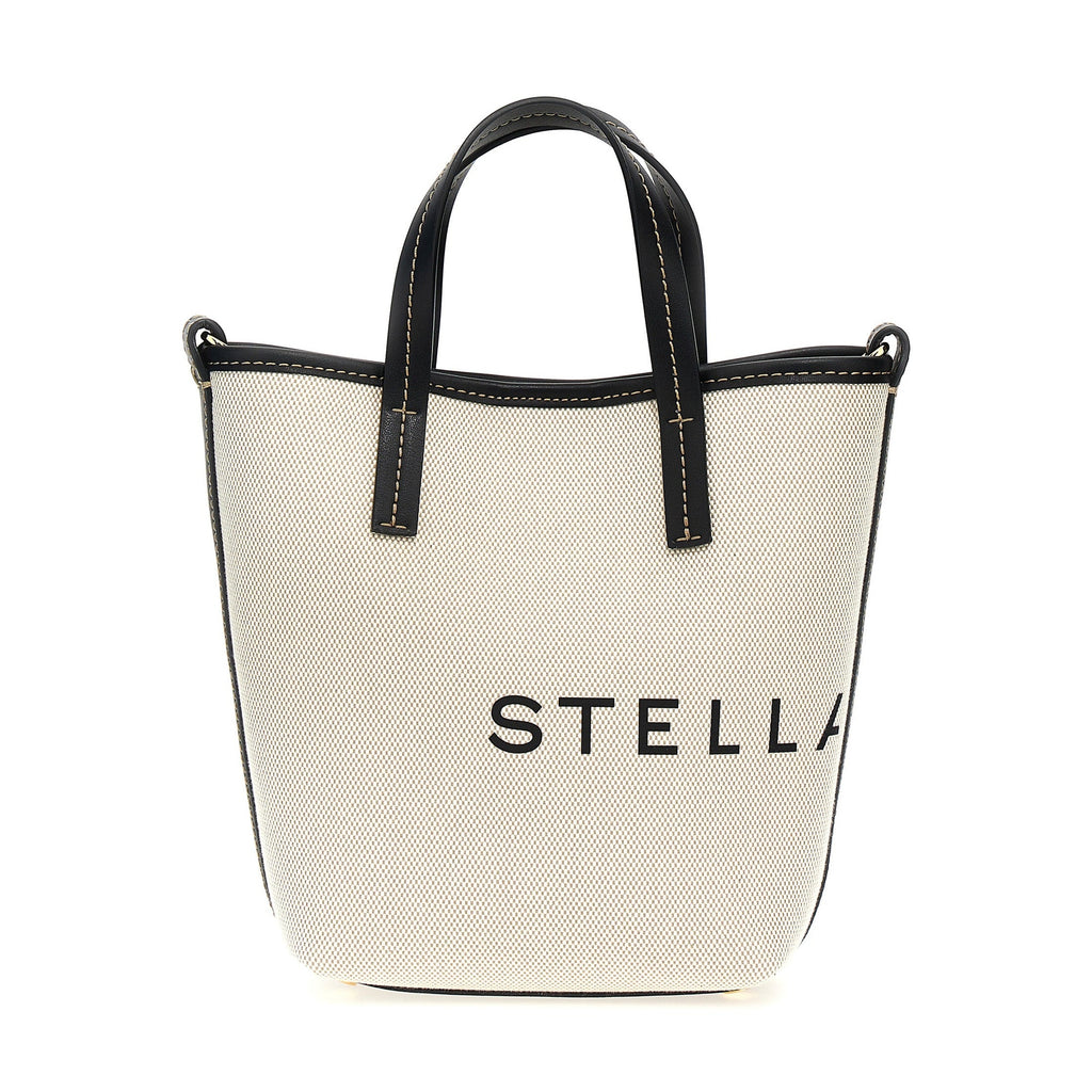 Beige Polyamide Tote Bag