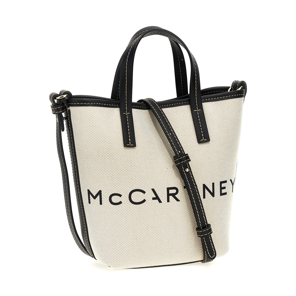 Beige Polyamide Tote Bag