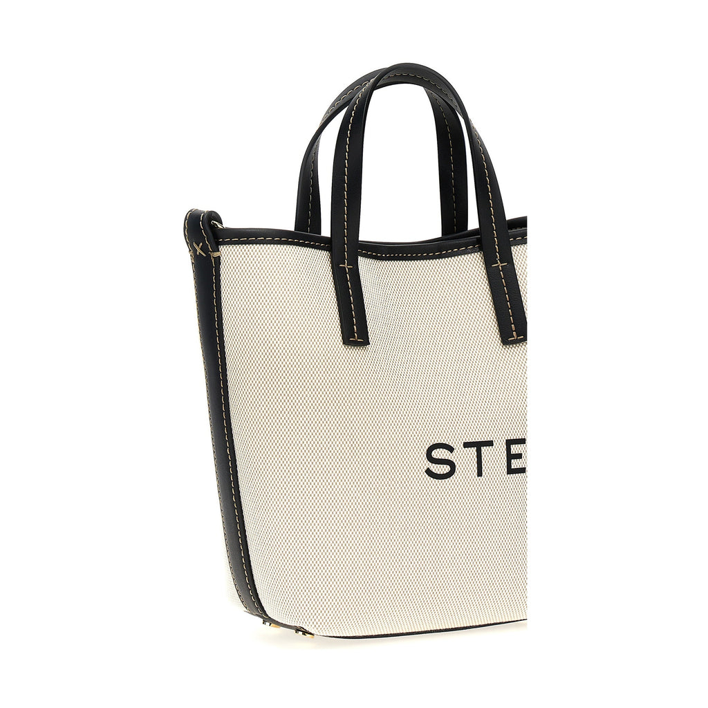 Beige Polyamide Tote Bag