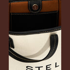 Beige Polyamide Tote Bag