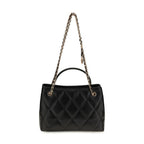 Black Calf Leather Bos Taurus Shoulder Bag