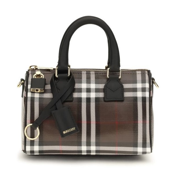 Brown Cotton Handbag