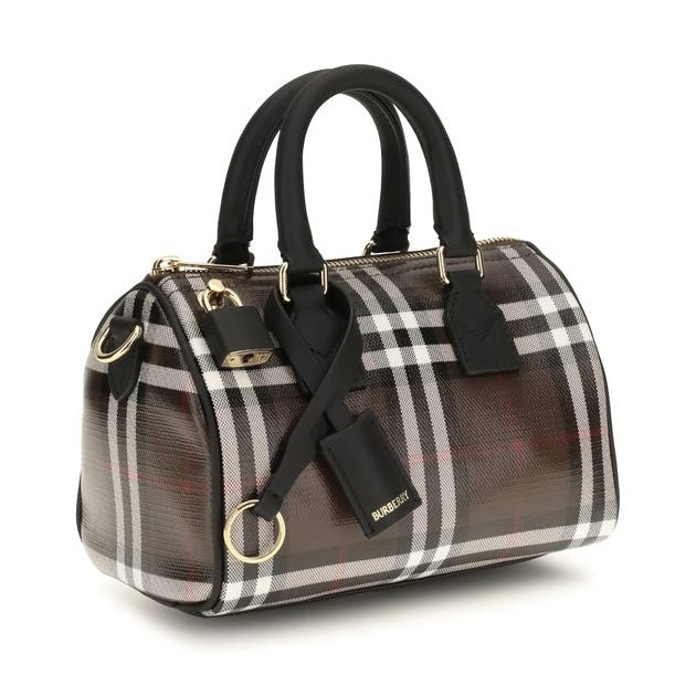 Brown Cotton Handbag