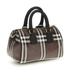 Brown Cotton Handbag