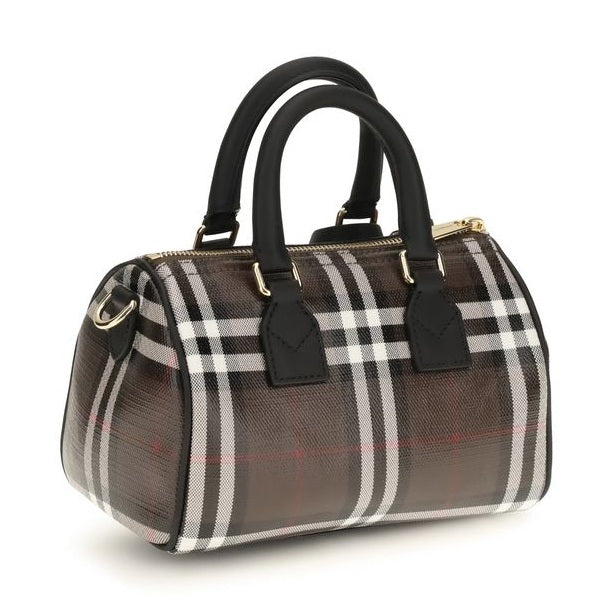 Brown Cotton Handbag