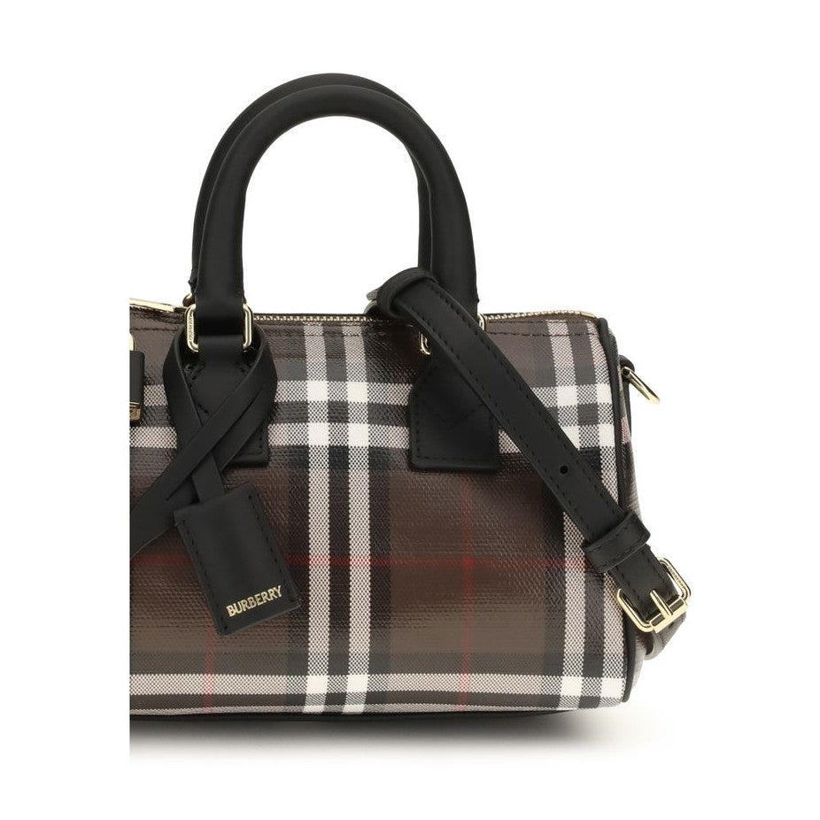 Brown Cotton Handbag