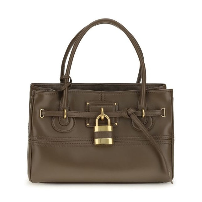 Brown Buffalo Leather Handbag