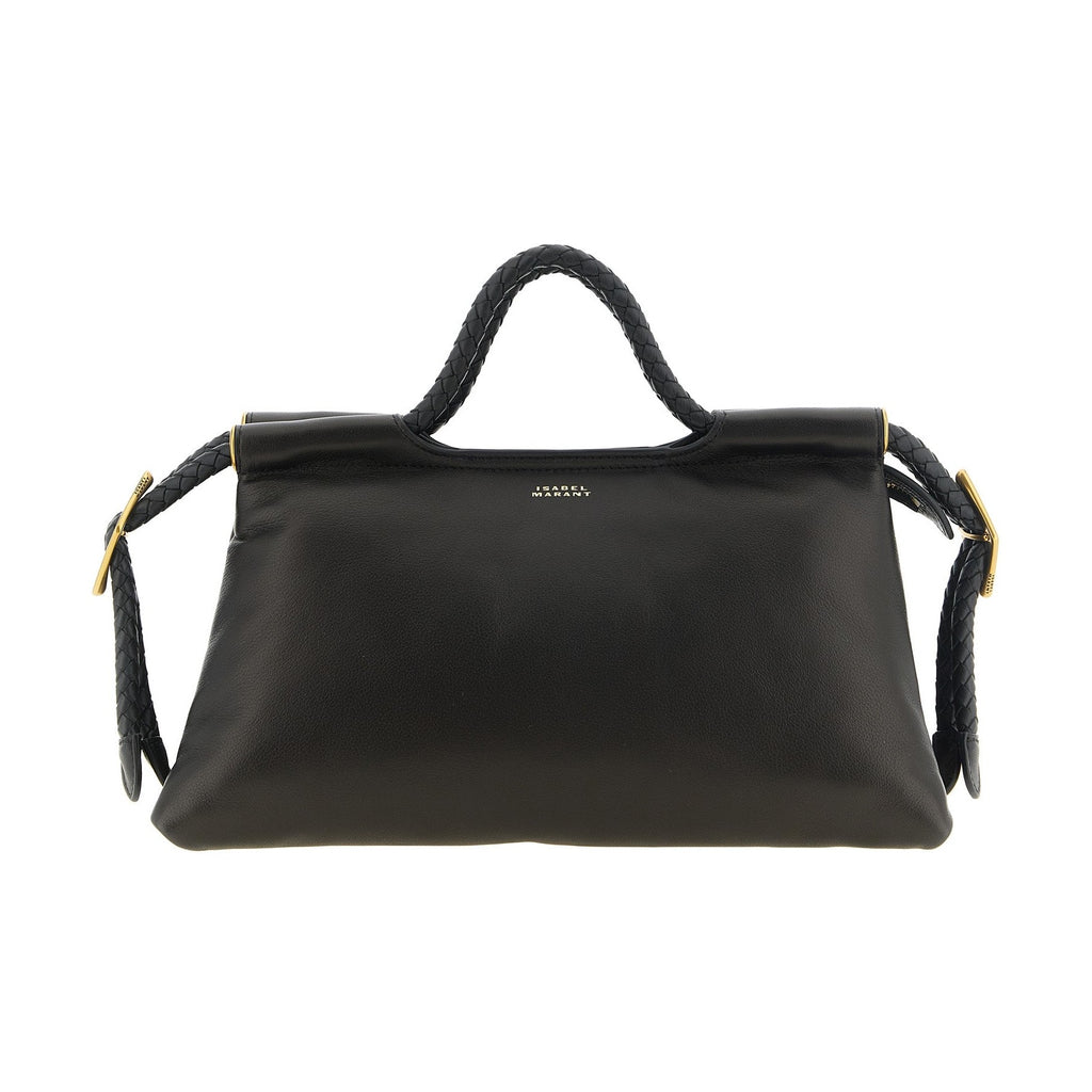 Black Lamb Leather Handbag
