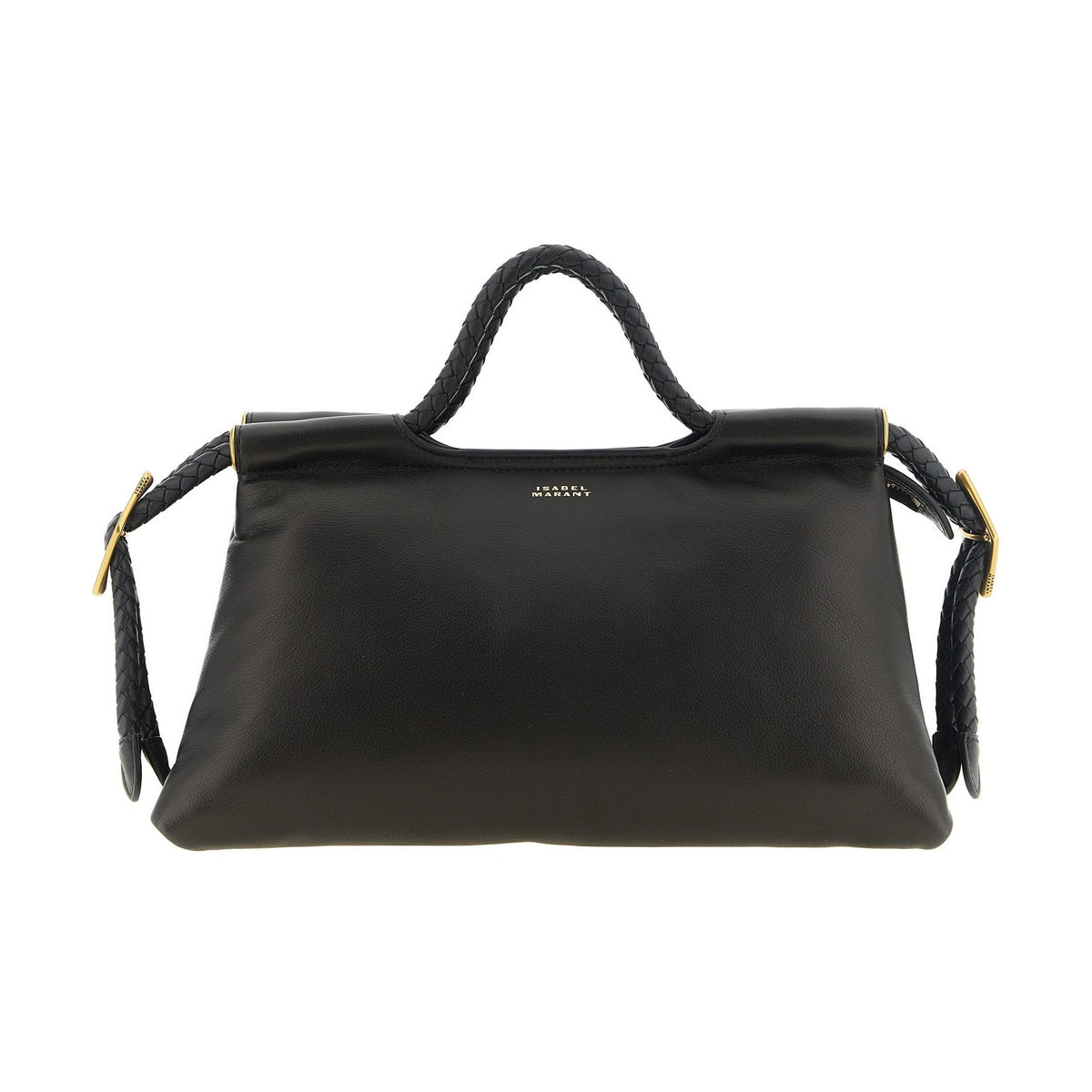Black Lamb Leather Handbag