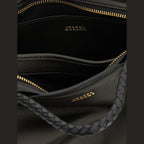 Black Lamb Leather Handbag