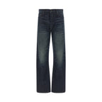 Blue Cotton Jeans Denim