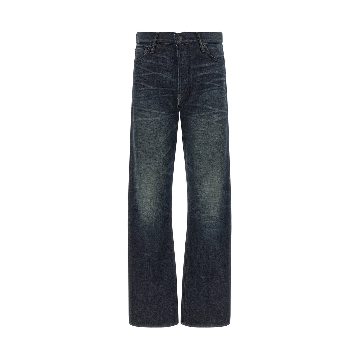 Blue Cotton Jeans Denim