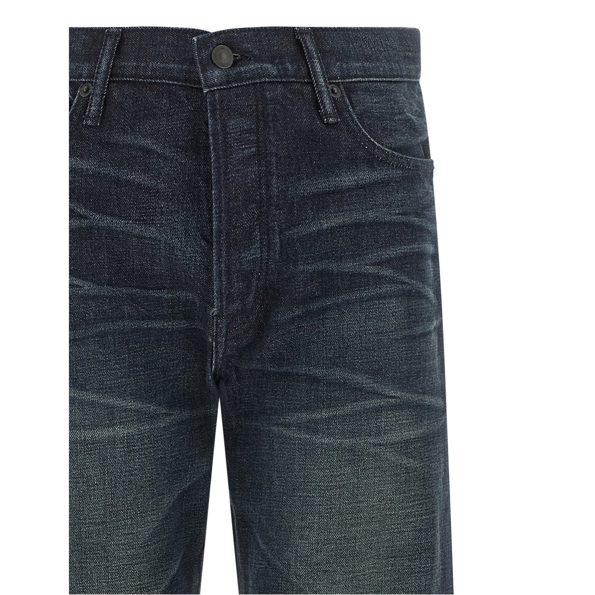 Blue Cotton Jeans Denim