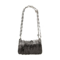 Silver Stainless Steel Shoulder Bag