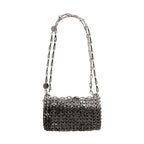 Silver Stainless Steel Shoulder Bag