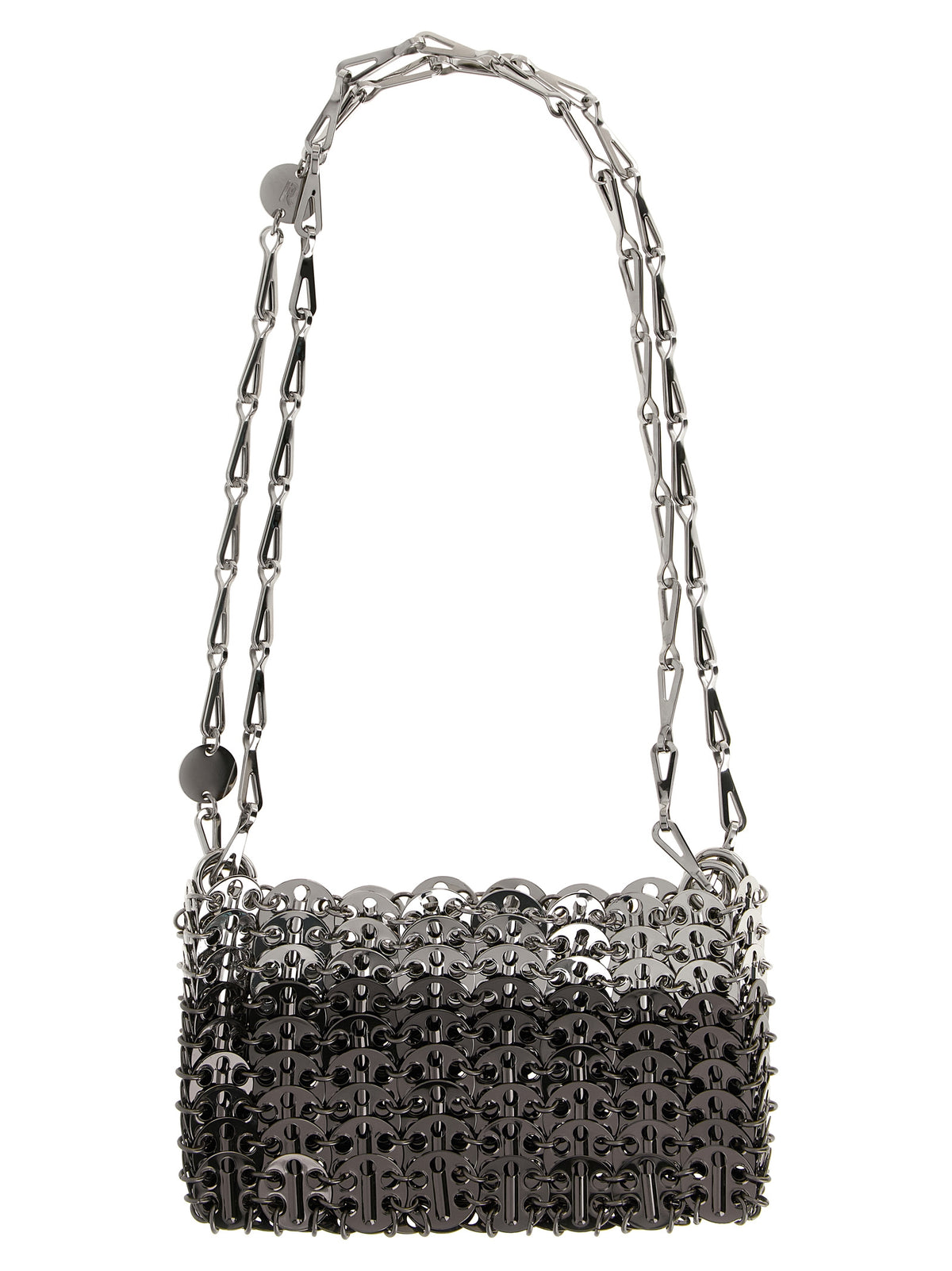 Silver Stainless Steel Shoulder Bag