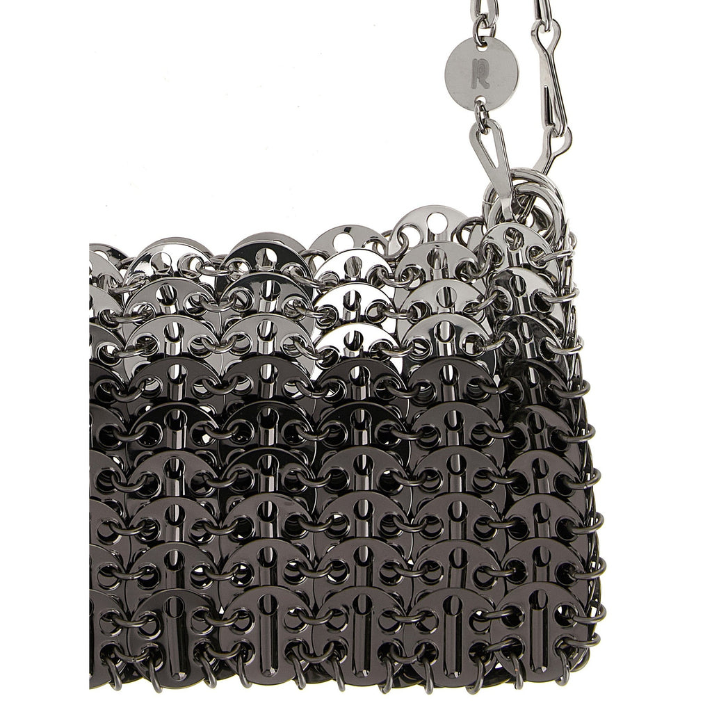 Silver Stainless Steel Shoulder Bag