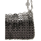 Silver Stainless Steel Shoulder Bag