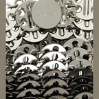 Silver Stainless Steel Shoulder Bag