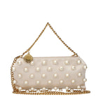 Beige Fabric Handbag