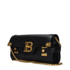 Black Leather Clutch Bag