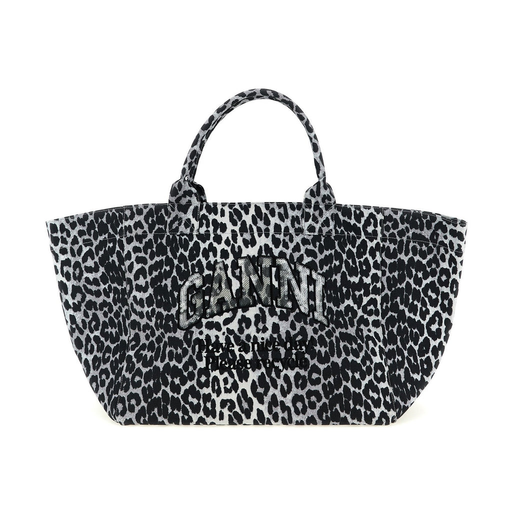 Gray Recycled Cotton Tote Bag