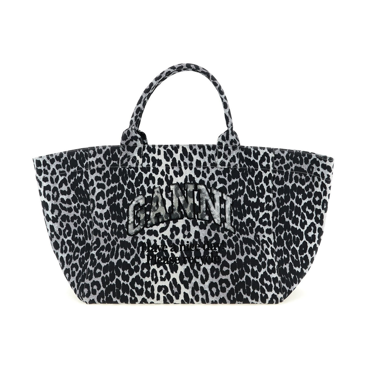 Gray Recycled Cotton Tote Bag
