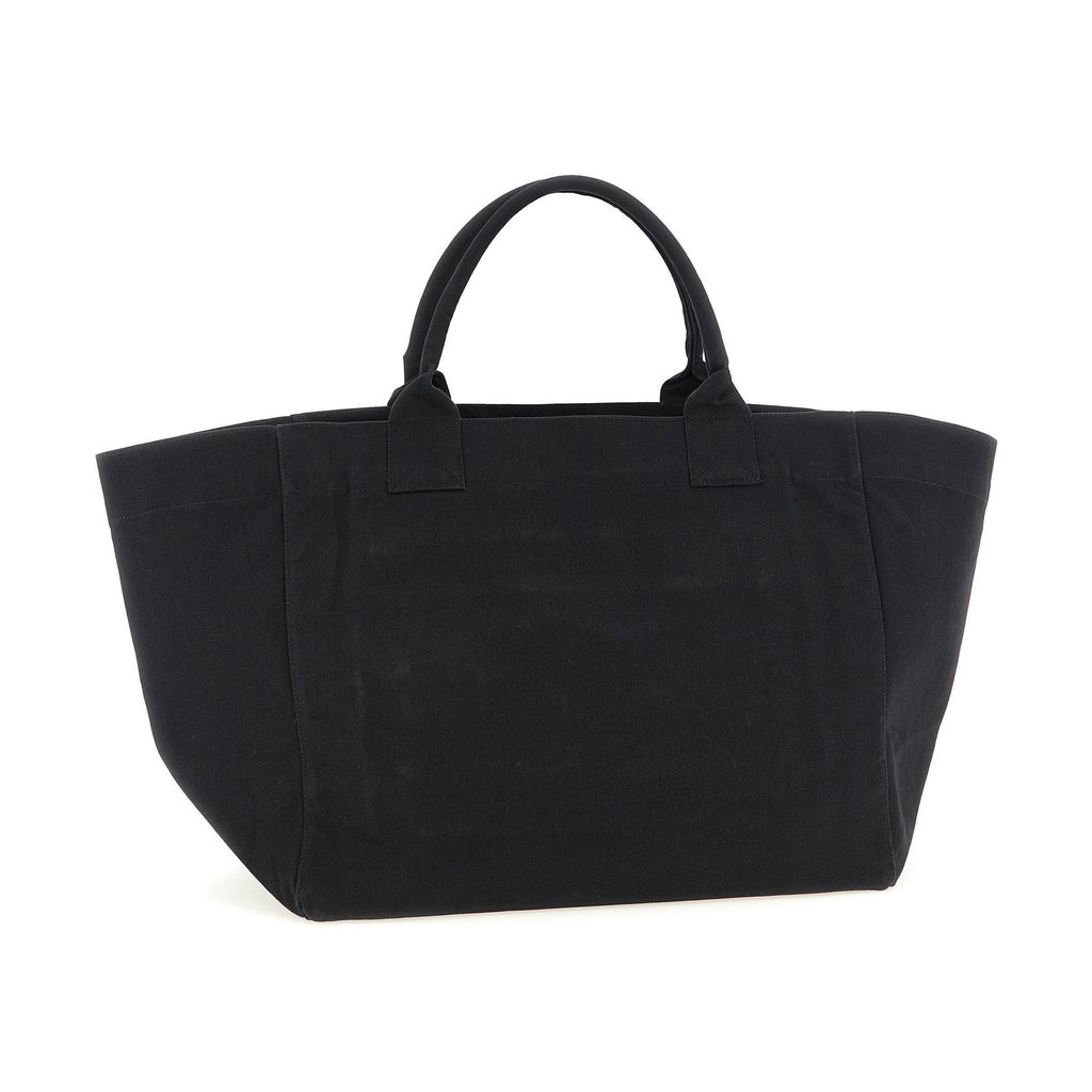 Black Recycled Cotton Tote Bag