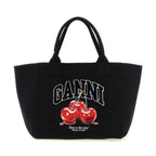 Black Recycled Cotton Tote Bag