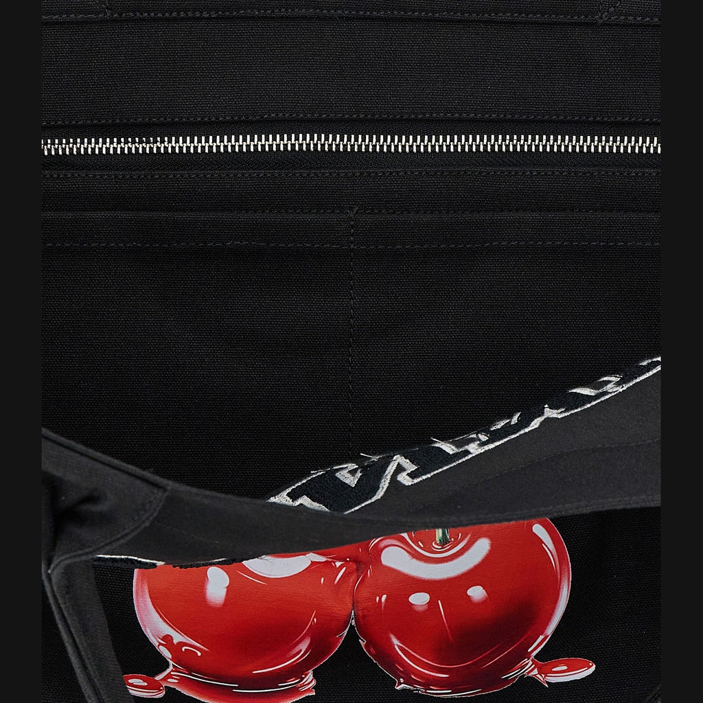 Black Recycled Cotton Tote Bag