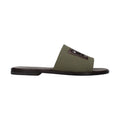 Green Fabric Slippers