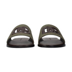 Green Fabric Slippers