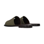 Green Fabric Slippers