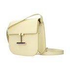 Yellow Leather Crossbody Bag
