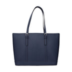 Blue Leather Shoulder Bag