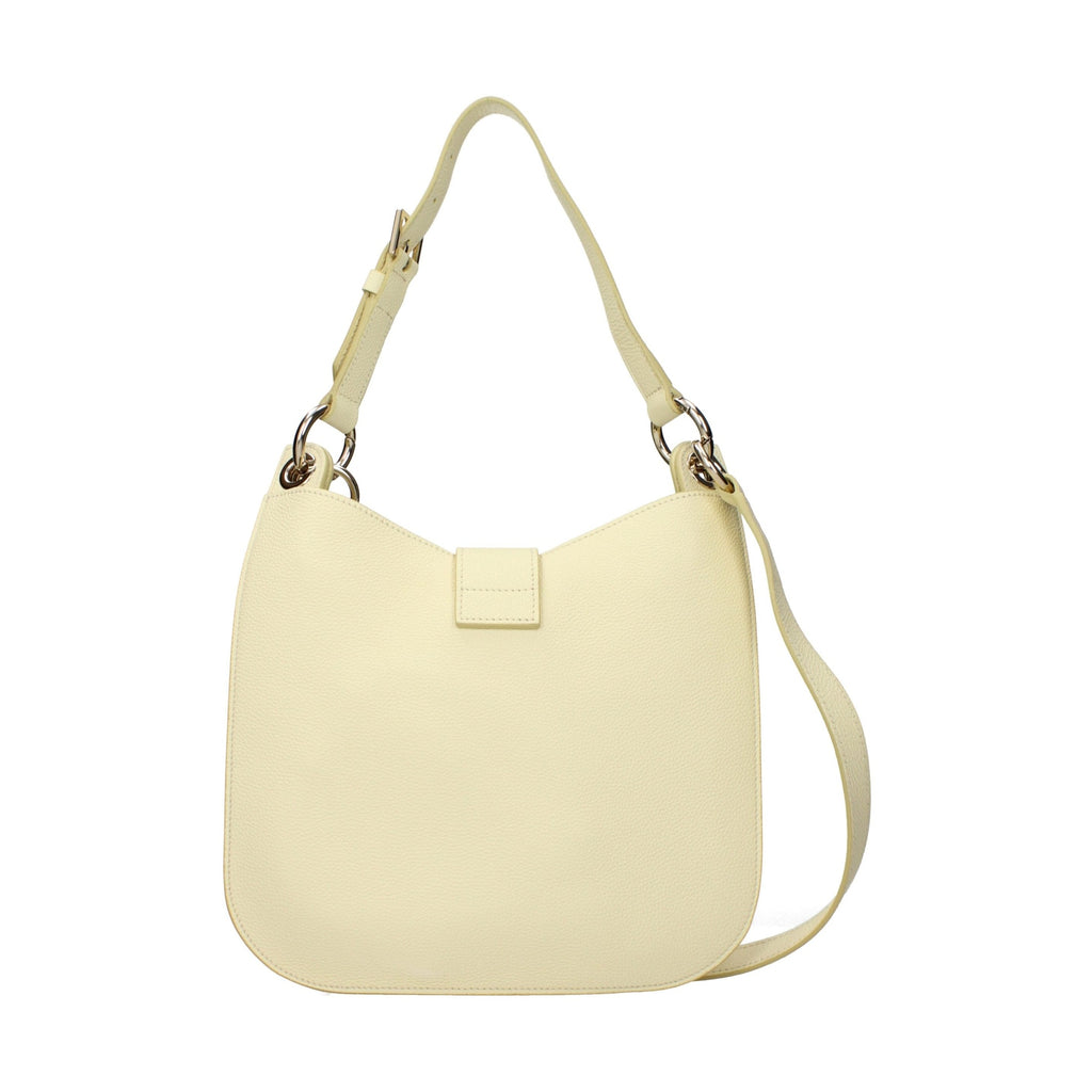 Yellow Leather Shoulder Bag