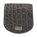 Gray Exotic Skin Condom Case Holder Pocket Wallet