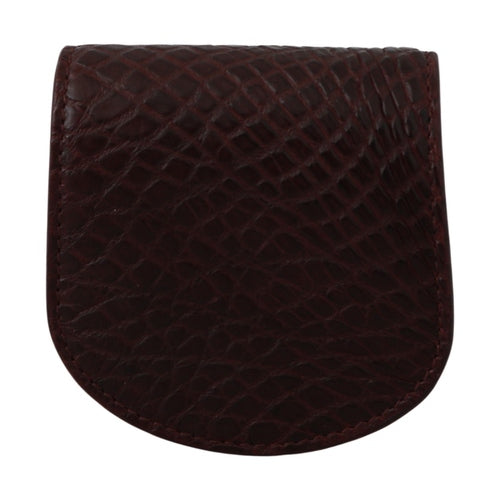 Dolce & Gabbana Brown Exotic Skin Pocket Condom Case Holder