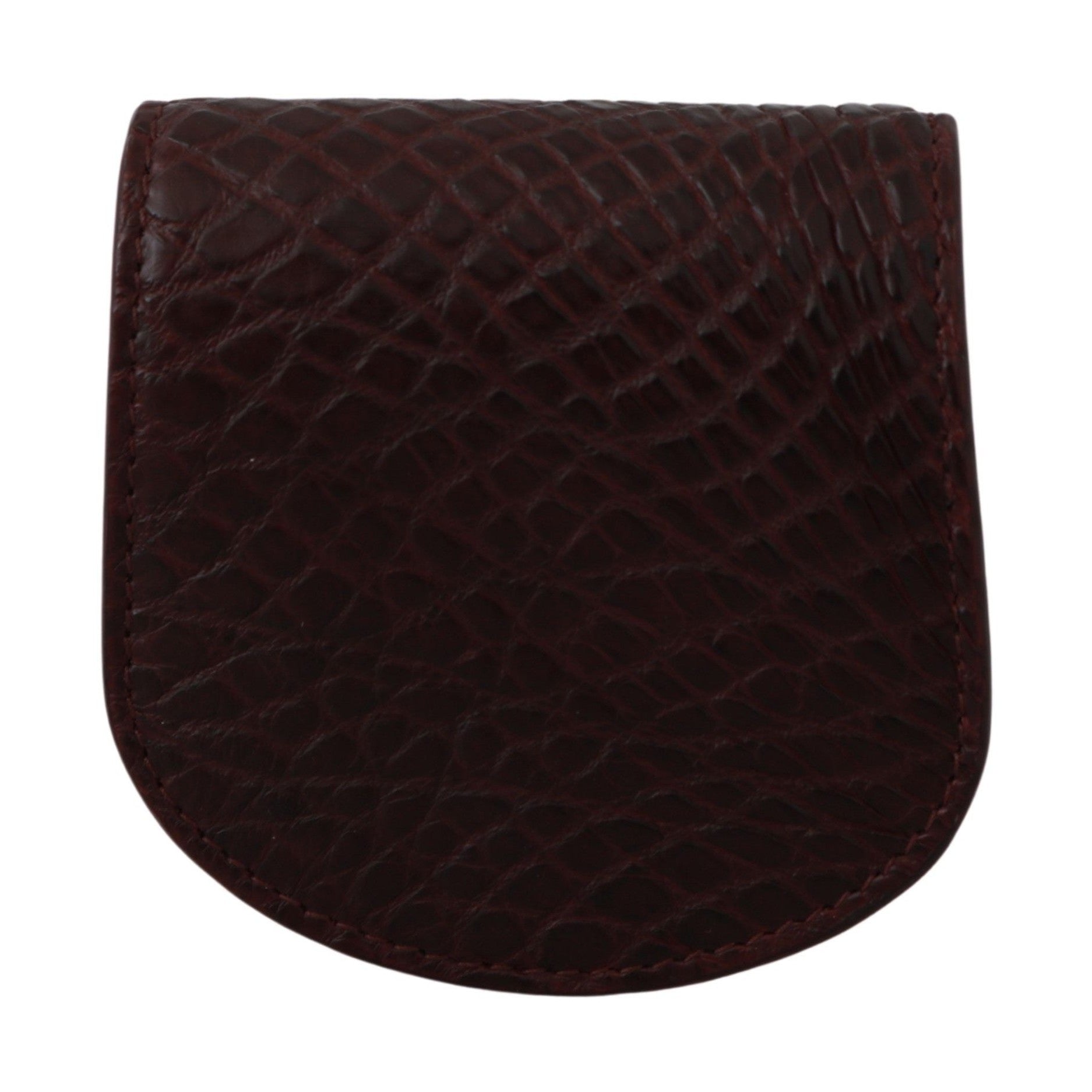 Dolce & Gabbana Brown Exotic Skin Pocket Condom Case Holder