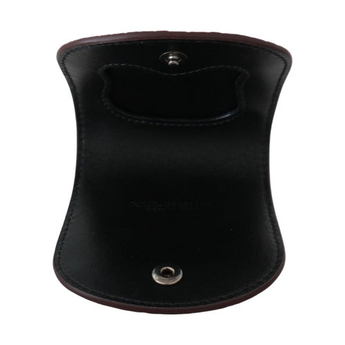 Dolce & Gabbana Brown Exotic Skin Pocket Condom Case Holder