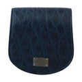 Blue Holder Pocket Wallet Blue Exotic Skin Condom Case