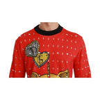 Dolce & Gabbana Red Crystal Pig of the Year Sweater