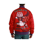 Dolce & Gabbana Red YEAR OF THE PIG Bomber Jacket