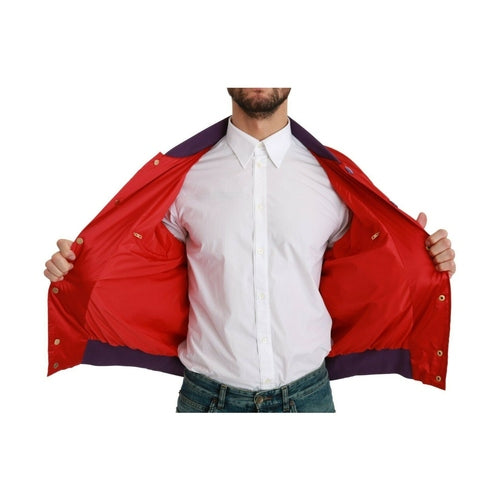 Dolce & Gabbana Red YEAR OF THE PIG Bomber Jacket
