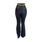 Dolce & Gabbana Blue Denim Cotton Stretch Flared Jeans