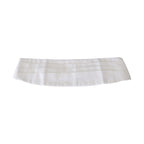Dolce & Gabbana White Men Waist Belt Cotton Cummerbund
